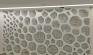 玻璃钢定制网格装饰墙造型
