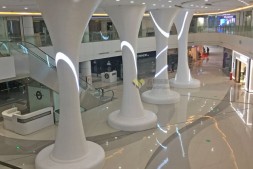 玻璃钢商场定制大型装饰柱造型