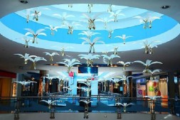 玻璃钢美陈定制商场中庭装饰