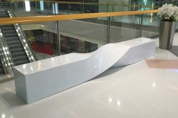 玻璃钢定制商场方形艺术休闲椅