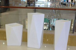 室内欧式商场玻璃钢花盆定制批发